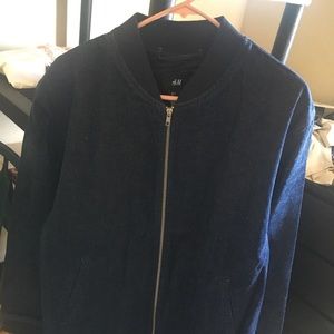 H&M Denim Bomber Jacket